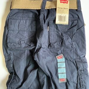 Levi Boys Belted Cargo Shorts
